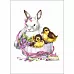 Тканевая карточка "Зайчонок. Сюрприз" (ScrapMania)