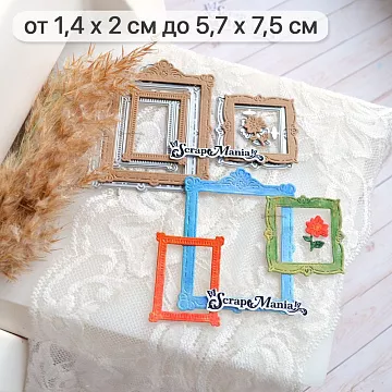 Нож "Картинная галерея. Ромашка", 5,7х7,5 см (ScrapMania)