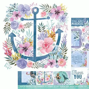 Бумага "Mermaid Tails. Deep Sea" (Kaiser)