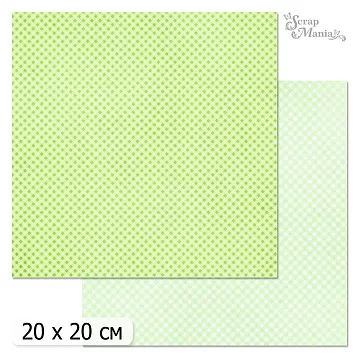 20х20 Бумага "Фономикс. Клетка. Дизайн 3" (ScrapMania)