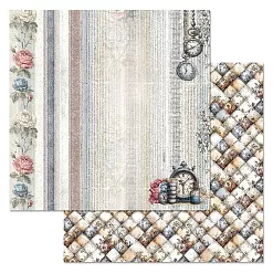 Бумага "Алиса и Чеширский кот. Время пить чай" (ScrapMania)