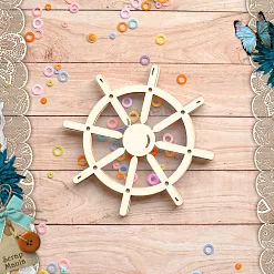 Чипборд "Морячок. Шейкер. Штурвал. Маленький" (ScrapMania)