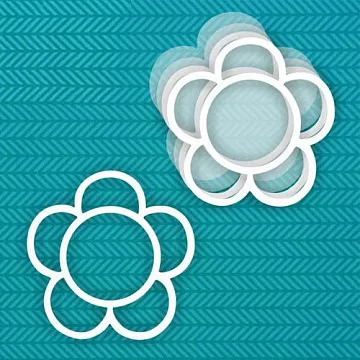 Украшение из чипборда "Шейкер. Цветок" (CraftStory)