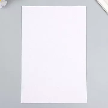 Лист фоамирана с глиттером 20х30 см "Белый хамелеон", толщина 2 мм