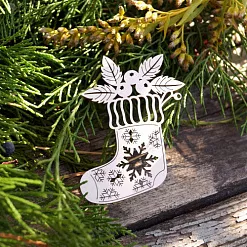 Чипборд "Сапожок", 5,2х7,9 см (LeoMammy)