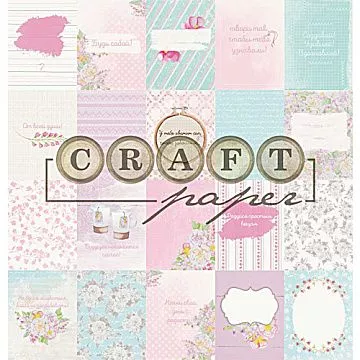 Набор карточек "Цветочная вышивка" (CraftPaper)