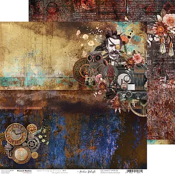 Бумага 30х30 см "Wings of freedom 06" (CraftO'clock)