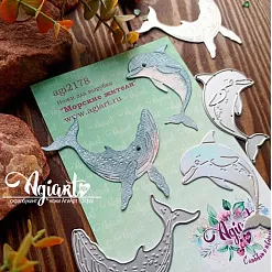 Нож "Морские жители", 6,6х3,7 см (AgiArt)