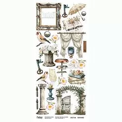 Бумага 13х27 см "Винтажная рапсодия 2" (Fantasy)