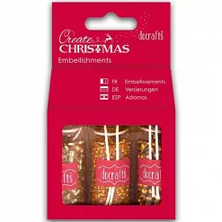 Набор бисера и пайеток "Рождество. Золотые искорки" (DoCrafts)