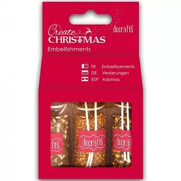 Набор бисера и пайеток "Рождество. Золотые искорки" (DoCrafts)