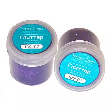 Глиттер "Фиолетовый " (Фабрика Декору)