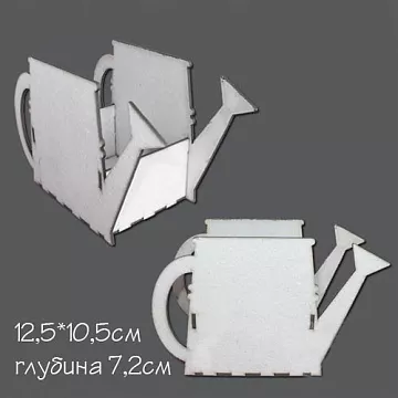 Заготовка из чипборда "Шкатулка Лейка" (Россия Е)