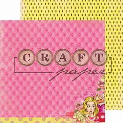 Бумага "Поп-арт. Розовый" (CraftPaper)