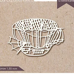 Украшение из чипборда "Дирижабль" (ScrapКрым) Украшение из чипборда "Дирижабль" (ScrapКрым)