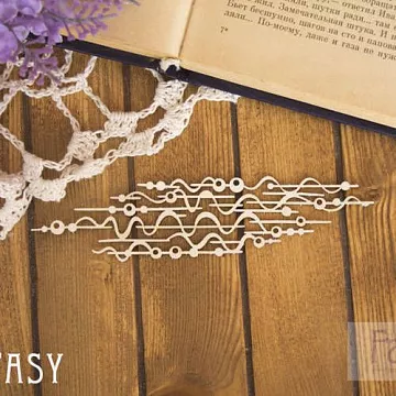 Украшение из чипборда "Водопад" (Fantasy)