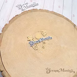 Нож "Детство. Булавочка", 1,1х3 см (ScrapMania)