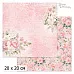 20х20 Бумага "Цветочный вернисаж. Розовый. Дизайн 2" (ScrapMania)