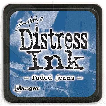 Штемпельная подушечка мини Distress Ink "Faded Jeans" (Ranger)
