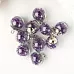 Набор стеклянных подвесок "Шар. Камушки фиолетовые" (АртУзор) Набор стеклянных подвесок "Шар. Камушки фиолетовые" (АртУзор)