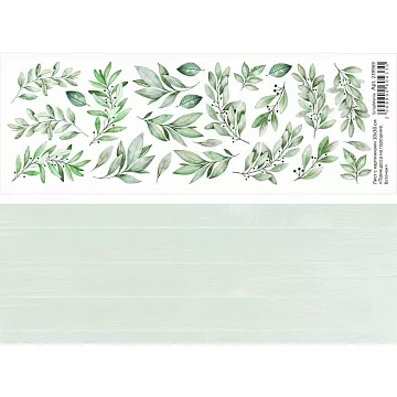 Лист с картинками 10х30 см "Принцесса на горошине. Веточки" (ScrapMania)