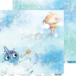 Бумага "Cosmic Adventures 01" (CraftO'clock) Бумага "Cosmic Adventures 01" (CraftO'clock)
