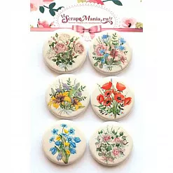 Набор фишек "Букет для тебя" (ScrapMania)