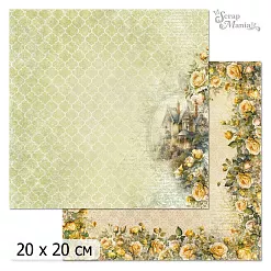 20х20 Бумага "Затерянная среди роз. Дизайн 3" (ScrapMania) 20х20 Бумага "Затерянная среди роз. Дизайн 3" (ScrapMania)
