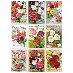 Скрап-карта А4 "Калейдоскоп цветов" (ScrapMania)