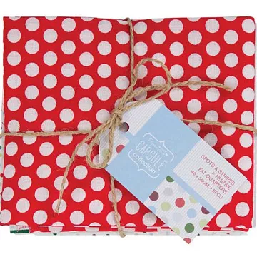 Набор ткани "Spots&Stripes. Festive" (DoCrafts)