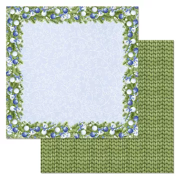 Бумага "Волшебный снегопад. Морозные завитки" (ScrapMania)