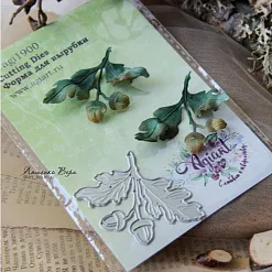 Нож "Веточка дуба", 6,4х5 см (AgiArt)