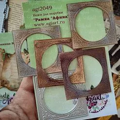 Нож "Рамка. Афина", 5,5х5,5 см (AgiArt)