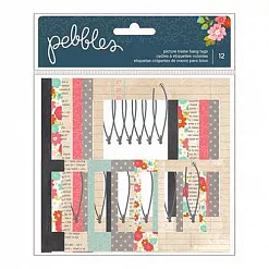 Набор бумажных рамок "На крыльце" (Pebbles)