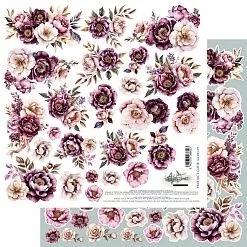 Бумага 30х30 см "Dreamy Dreams. Для вырезания. Цветы" (Alchemy of Art)