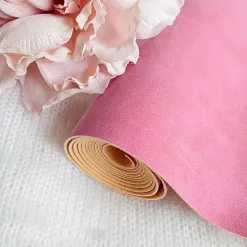 Отрез искусственной замши 27х69 см "Розовая" (Pty Италия)