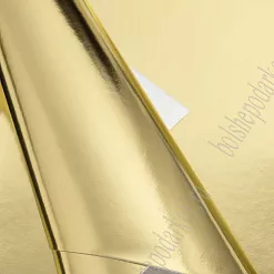 Отрез экокожи А4 "Зеркальный. Золото 3"