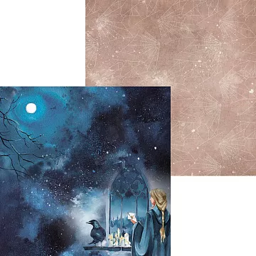 Бумага 30х30 см "Enigma 2. Лист 01" (Scrapodelie)