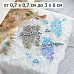Нож "Море. Пузыри", 3х6 см (ScrapMania)