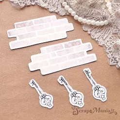 Набор высечек из бумаги "Улочки счастья" (ScrapMania)