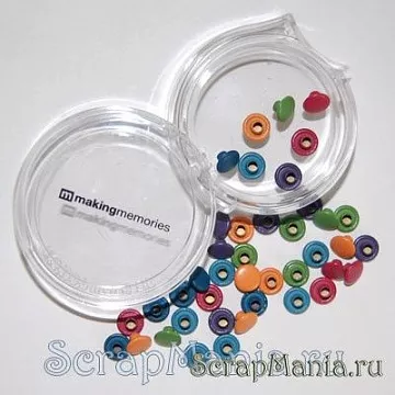 Набор кнопок 1/8', Watercolor Muted (Making Memories)