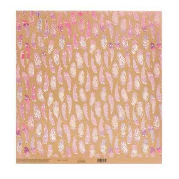 Бумага крафт с голографическим фольгированием "Фантазия" (АртУзор)