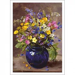 Тканевая карточка "Букетик. От всей души" (ScrapMania)