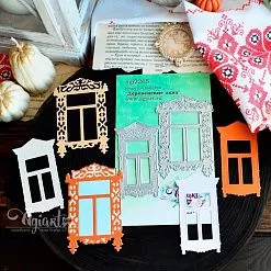 Нож "Деревенские окна", 5,5х8 см (Agiart)