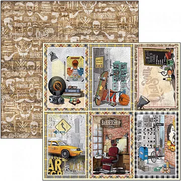 Бумага "Hipster. Cards" (Ciao bella)