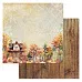 Бумага "Художница Осень. Янтарная акварель" (ScrapMania)