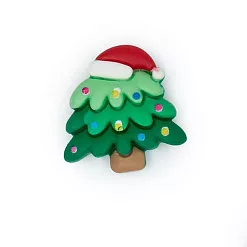 Акриловое украшение "Елочка", 2,2х2,3 см Акриловое украшение "Елочка", 2,2х2,3 см