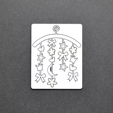 Украшение из чипборда "Мобиль" (AL)