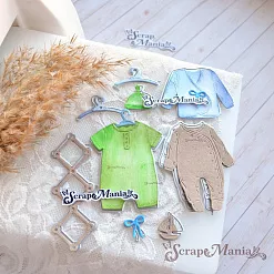 Нож "Детство. Одежда для мальчика", 5,1х6,6 см (ScrapMania) Нож "Детство. Одежда для мальчика", 5,1х6,6 см (ScrapMania)