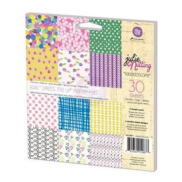 Набор бумаги 15х15 см "Julie Nutting. Dress me up", 30 листов (Prima Marketing)